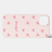 Chic Ribbon ästhetischer Fall Case-Mate iPhone Hülle (Rückseite (Horizontal))