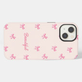 Chic Ribbon ästhetischer Fall iPhone Hülle (Rückseite (Horizontal))