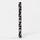 Chic Rokoko Pink Black Ornament Muster Case Ma (Hinten/Rechts)
