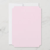 Chic Romance | Brautparty Brunch Einladung (Rückseite)