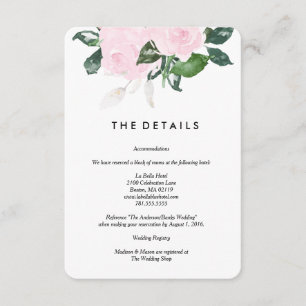Chic Romance   Details-Karte Begleitkarte