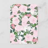 Chic Romance | Details-Karte Begleitkarte (Rückseite)