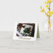 Chic Romance Note Card Karte (Gelbe Blume)
