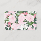 Chic Romance | Registrierungskarte Begleitkarte (Rückseite)