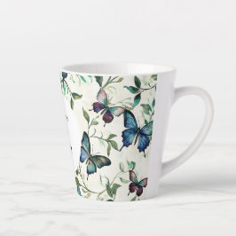 Chic Romantic Blue Butterfells Milchtasse