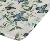 Chic Romantic Blue Butterflies Brautparty Schneidebrett (Ecke)
