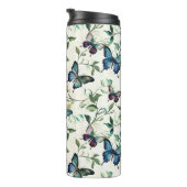 Chic Romantic Blue Butterflies Brautparty Thermosbecher (Nach rechts gedreht)