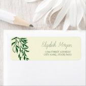 Chic Romantic Lemons Address Label (Insitu)