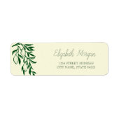 Chic Romantic Lemons Address Label (Vorne)