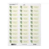 Chic Romantic Lemons Address Label (Vorne)