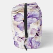 Chic Romantic Lila Iris Floral Waschbeutel (Rechts)