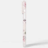 Chic Romantic Pink Floral Case-Mate iPhone Hülle (Rückseite / Links)