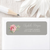 Chic Romantic Rose Address Label (Insitu)