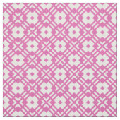 Chic rosa abstraktes geometrisches Muster Stoff (Muster)
