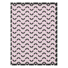 Chic rosa, graue und weiße Blütenblätter Tischdecke