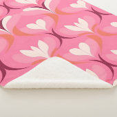 Chic rosa Herzöge Sherpadecke (3/4)