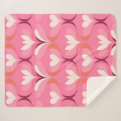 Chic rosa Herzöge Sherpadecke (Vorderseite (Horizontal))