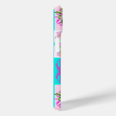 Chic rosa sizilianische Zitruscollage Blumenziegel Case-Mate iPhone Hülle (Rückseite / Rechts)