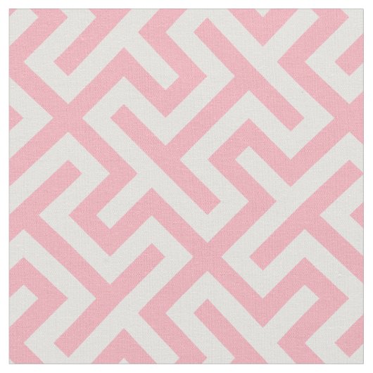 Chic rosa und abstraktes geometrisches Muster Stoff (Nahaufnahme)