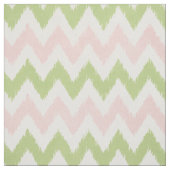 Chic rosa und grünes geometrisches Zickzack Muster Stoff (Muster)