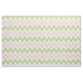 Chic rosa und grünes geometrisches Zickzack Muster Stoff (Fat Quarter (45,7 x 55,9 cm))