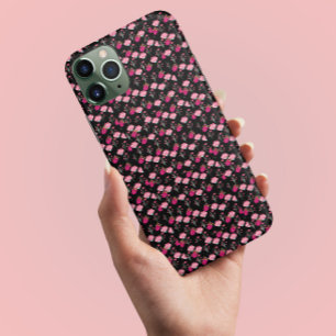 Chic rosa und rote Dahlia Blume stilvoll farbenfro Case-Mate iPhone Hülle
