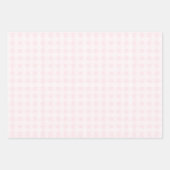 Chic, rosa und weiß, Spitzen-Muster niedlich Geschenkpapier Set (Vorderseite)