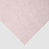 Chic Rosa winzige Polka-Punkte-Muster niedlich gür Seidenpapier (Detail)