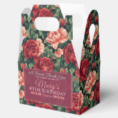 Chic Rose Birthday Gefallen Box für süße Leckereie Geschenkschachtel (Geöffnet)