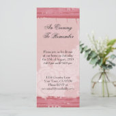 Chic Rose Dinner Party Einladung (Stehend Vorderseite)