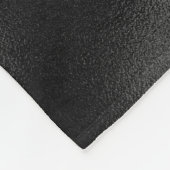 Chic Rose errötet schwarzen Glitzer Tropfen Monogr Fleecedecke (Ecke)