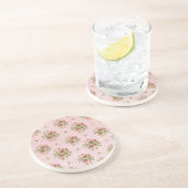 Chic Rose Getränkeuntersetzer (Seite)