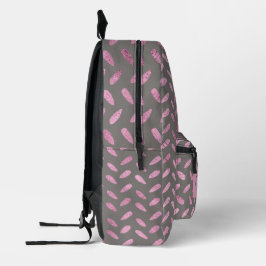 Chic Rose Girl Name Bedruckter Rucksack