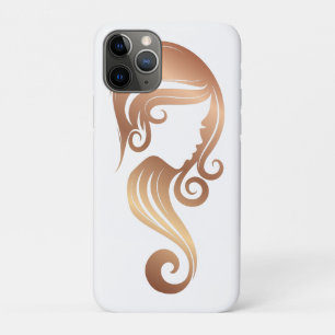 Chic Rose Gold Beauty Girl Salon Case-Mate iPhone Hülle