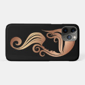 Chic Rose Gold Beauty Girl Salon Case-Mate iPhone Hülle (Rückseite (Horizontal))