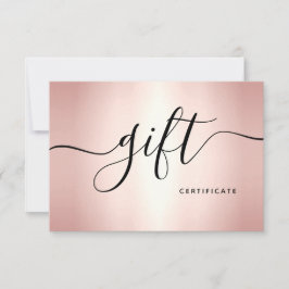 Chic Rose Gold Beauty Salon Haar Stylist Geschenkk