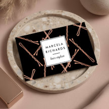 Chic Rose Gold Bobby Buttone Friseur Stylistische