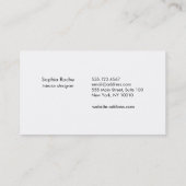 Chic Rose Gold Circle Mandala Taupe Designer Visitenkarte (Rückseite)