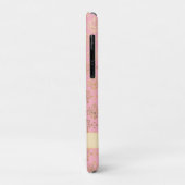 Chic Rose Gold Damask Case-Mate iPhone Hülle (Hinten/Links)