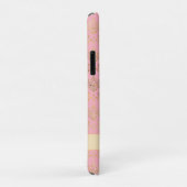 Chic Rose Gold Damask Case-Mate iPhone Hülle (Hinten/Rechts)