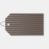 Chic Rose Gold Foil & Blush Pink Naturkosmetik Geschenkanhänger (Rückseite Horizontal)