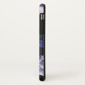 Chic Rose Gold Friseurschere auf Dunkelblume Case-Mate iPhone Hülle (Hinten/Links)