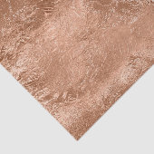 Chic Rose Gold Glam Seidenpapier (Ausschnitt)