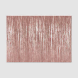 Chic Rose Gold Glam Tinsel Streifen Weihnachten Seidenpapier