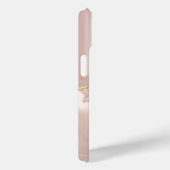 Chic Rose Gold Glitzer Marbella Cupcake Case-Mate iPhone Hülle (Rückseite / Rechts)
