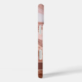 Chic Rose Gold Glitzer Marble Foto Case-Mate iPhone Hülle (Rückseite / Rechts)