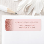 Chic Rose Gold Glitzer Sparkle Rosa (Insitu)