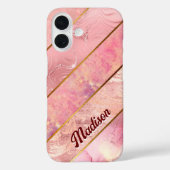 Chic Rose gold gürlich geometrisch Case-Mate i iPhone Hülle (Rückseite)