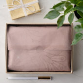 Chic Rose Gold Lace Wedding Seidenpapier (Geschenk)
