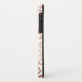 Chic Rose Gold Leopard Cheetah Animal Print Case-Mate iPhone Hülle (Hinten/Links)